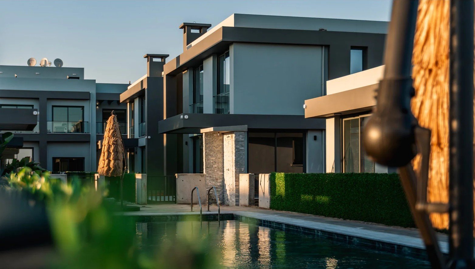 Luxury modern villas with pool at Richmond Park in Iskele, North Cyprus by Dashad Group.